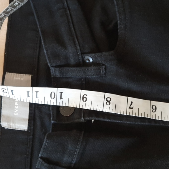 EUC Everlane Black High-Rise Skinny Jeans  Sz 27 - Picture 14 of 15